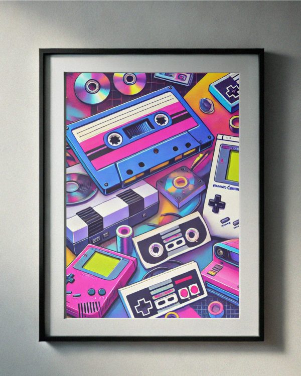 90's Retro cassette Printable