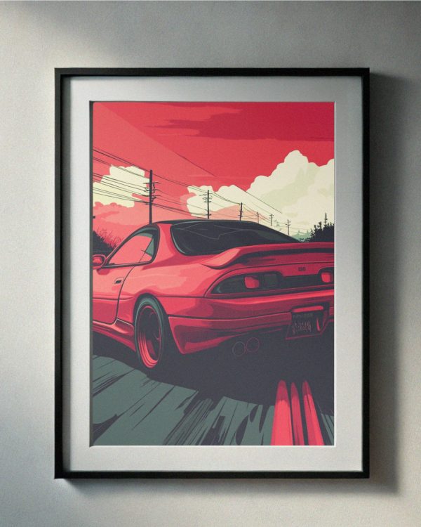 90’s JDM Sports Car Retro Printable Art